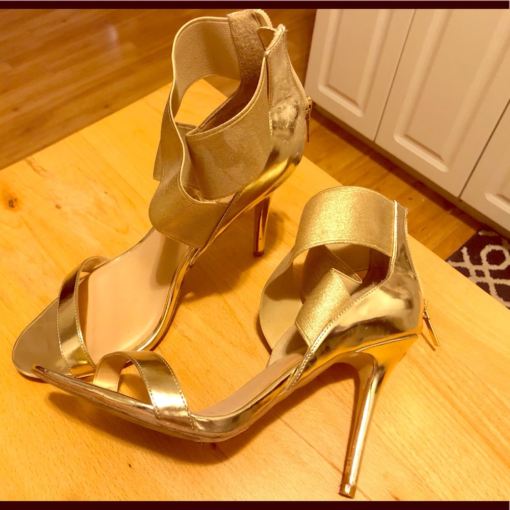 Classic golden heels